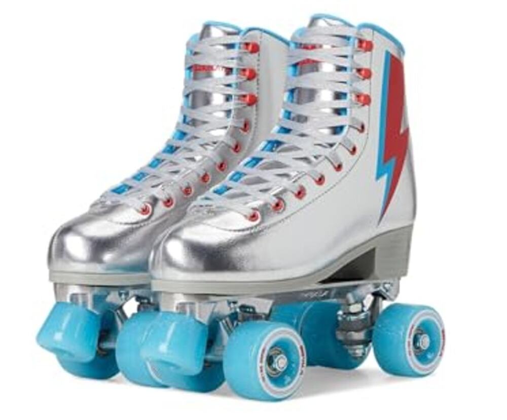 Impala Roller Skates WOMENS 14 MENS 12 EU 46 Silver Argentum Retro Chic NIB